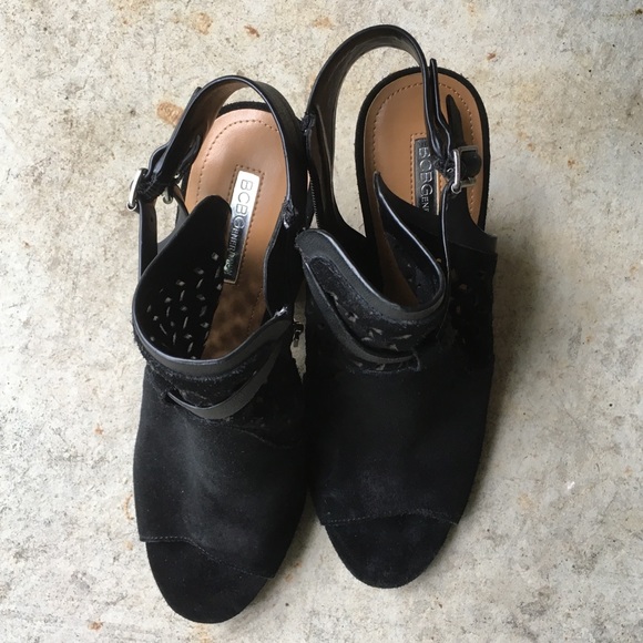 BCBG peep-toe bootie (EUC) - Picture 6 of 6